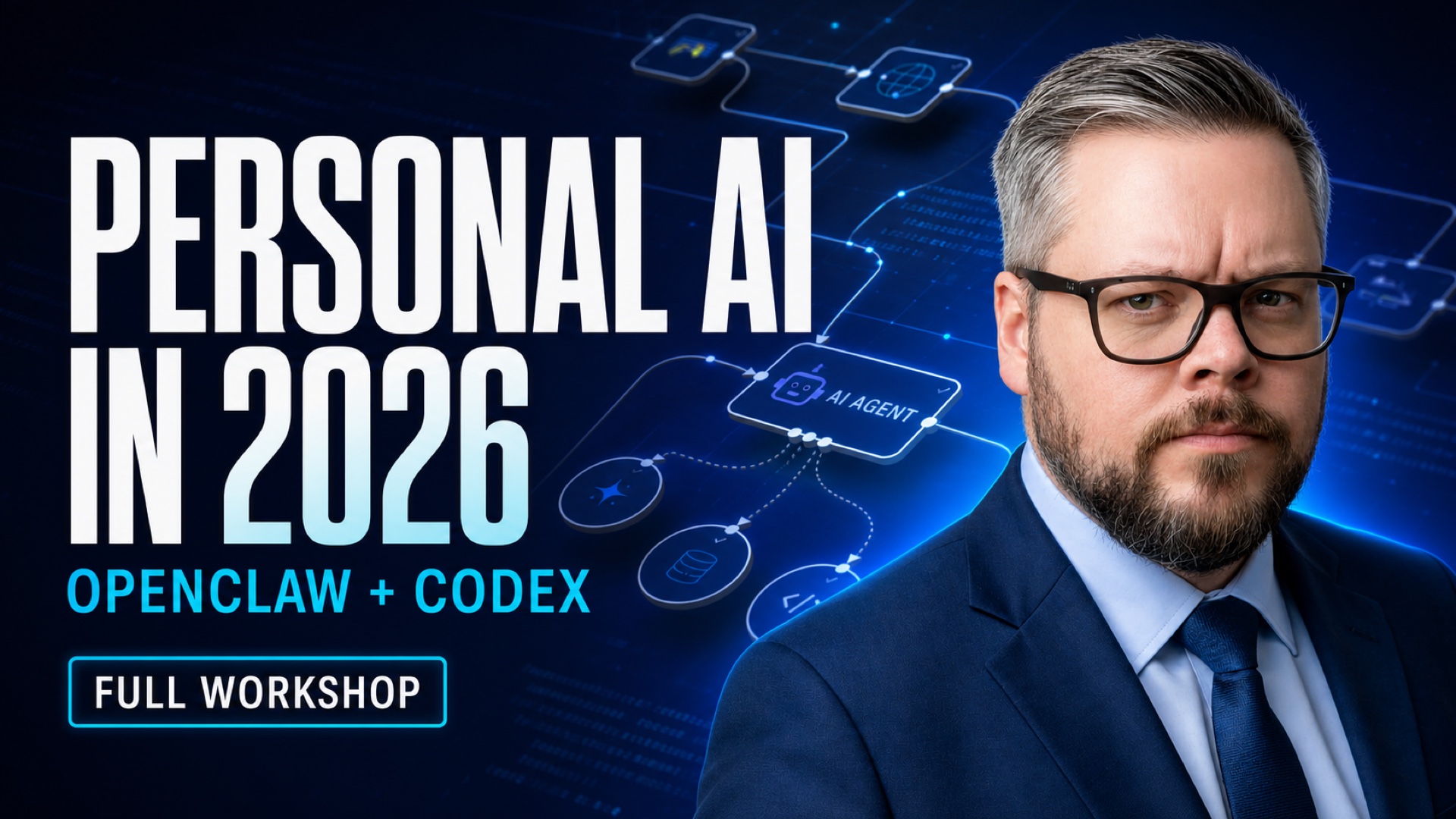 Brad Groux presenting the Personal AI in 2026 OpenClaw and Codex developer workflow workshop.